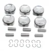 NEW 06E 107 065 DM 84.51mm 6 Cylinder Engine Piston & Ring Kit For Audi A4 A5 A6 A7 A8 Q5 Q7 VW Touareg 3.0T Pin 22mm 06E198151Q