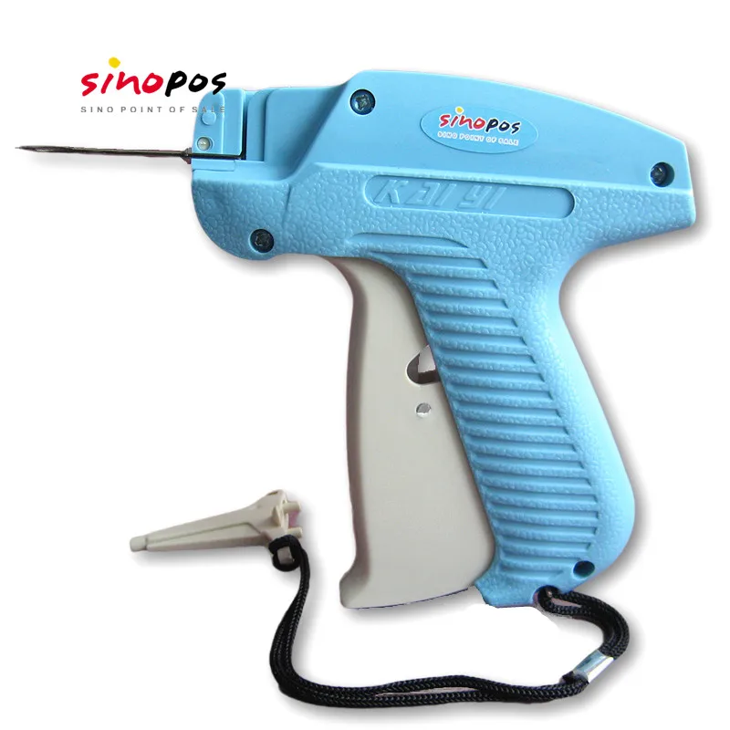 
Extra Long Fine Needle Tagging Gun, thick fabric clothes sweater heavy socks rug price tag attacher barbs fastener pins pistol 