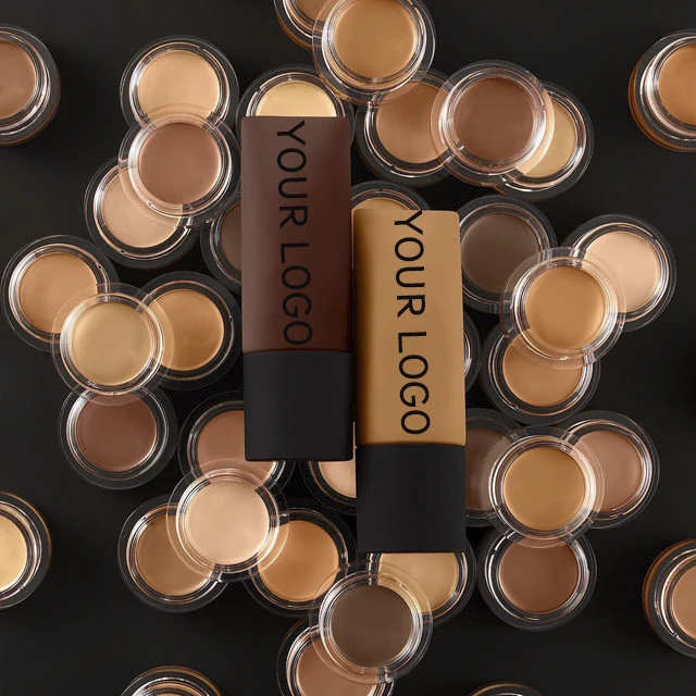 

no logo 40 Colors Makeup Private Label Liquid Foundation Full Coverage Foundation wholesales