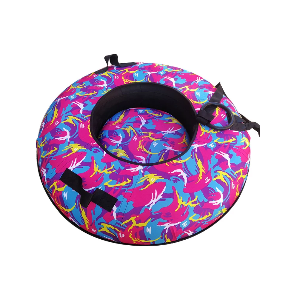 

Stock fashionable air filled snow tube snow ski inflatable tubes, Customized