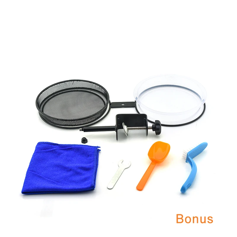 
Deck mounted bird feeder and bath 