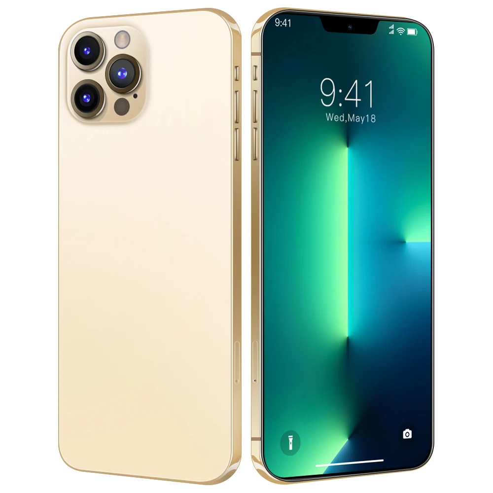 

New i13 Pro Max + 6.7 inch 16GB + 512GB Android smartphone 10 core 5G LET phone 3 camera face ID Unlocked version mobile phone