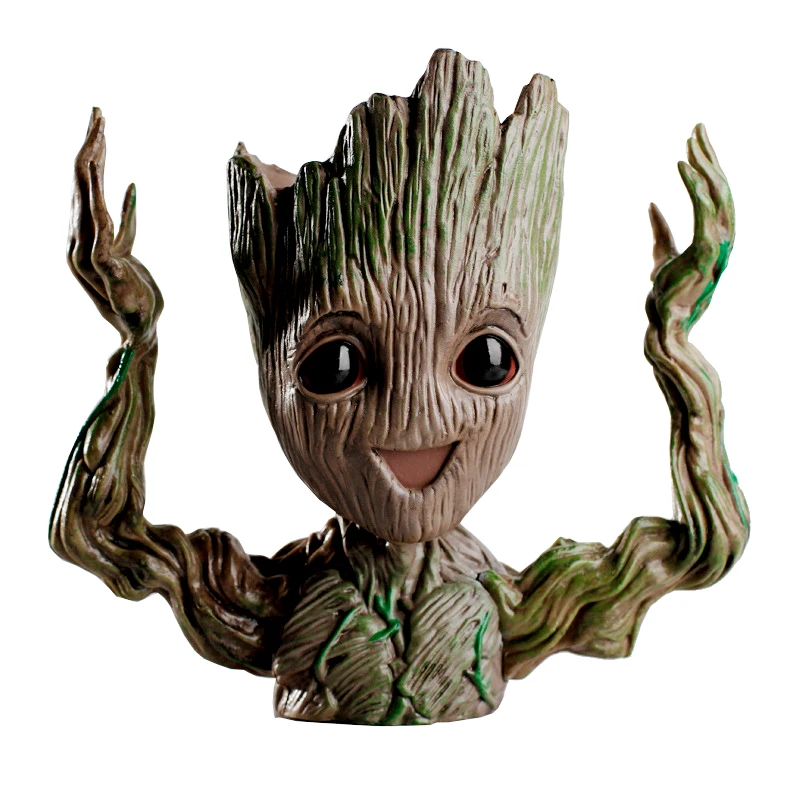 Wächter der Galaxie Baby Groot Tree Man Abbildung Flowerpot Pen Pot