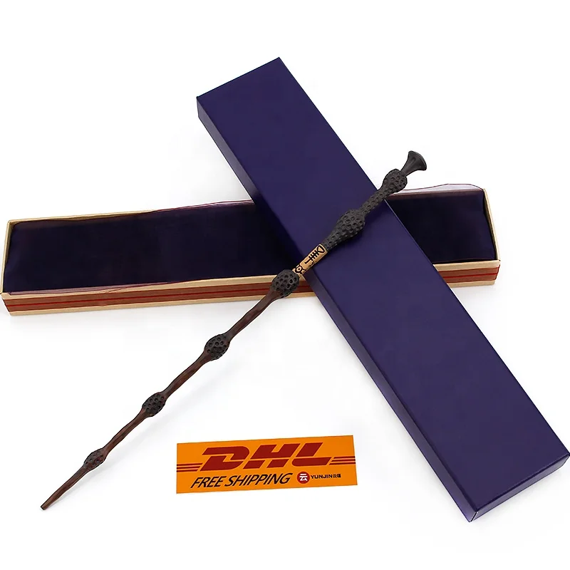 

Harry Hermione Ron Potter Magic Wand with Beautiful purple ribbon magic wand box DHL Free Shipping 3-6 business days to door, As the picture