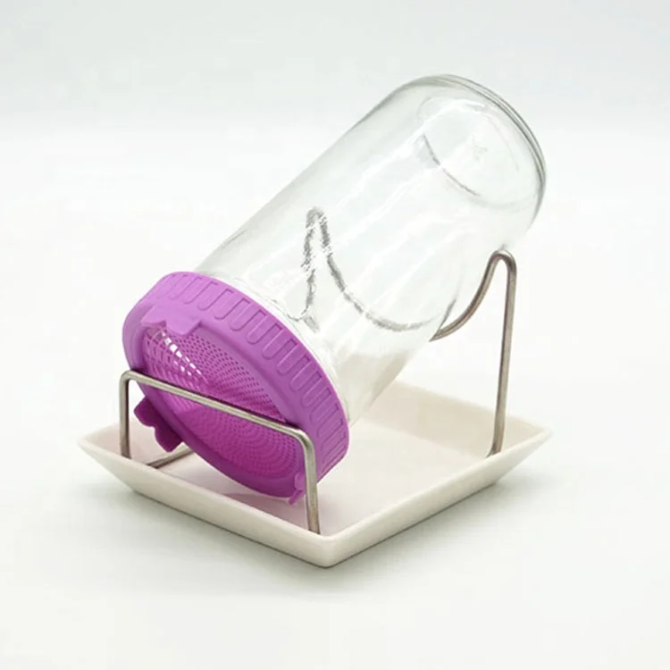 

Amazon Hot Product Sprouting Jar Kit for Homemade Sprout Seeds in a Jar, Clear