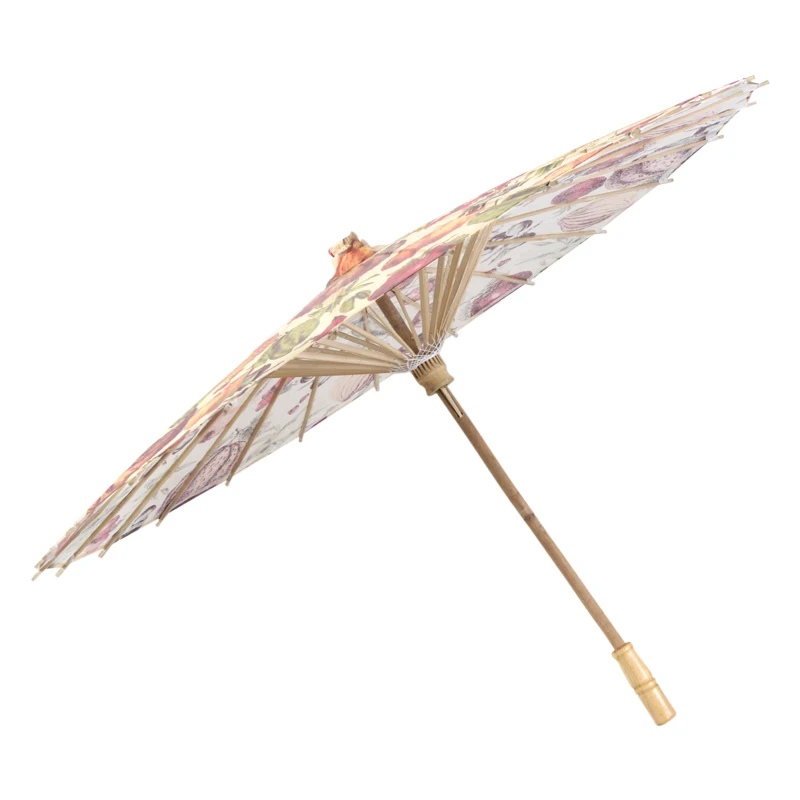 

Chinese's japanese Classical Ink Painting Any Pattern Customized Oil Paper Style Wedding Parasol Bamboo Paper Umbrella, Customized color