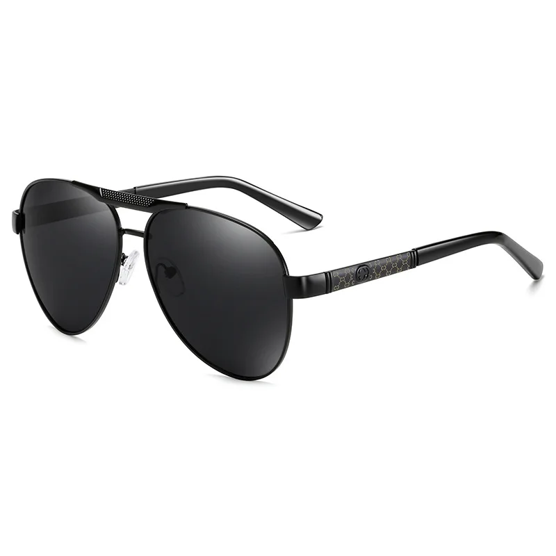 

China Mens Luxury Vintage High Quality Custom Logo Metal Frame Promotion Uv400 Sunglasses, Multi colors