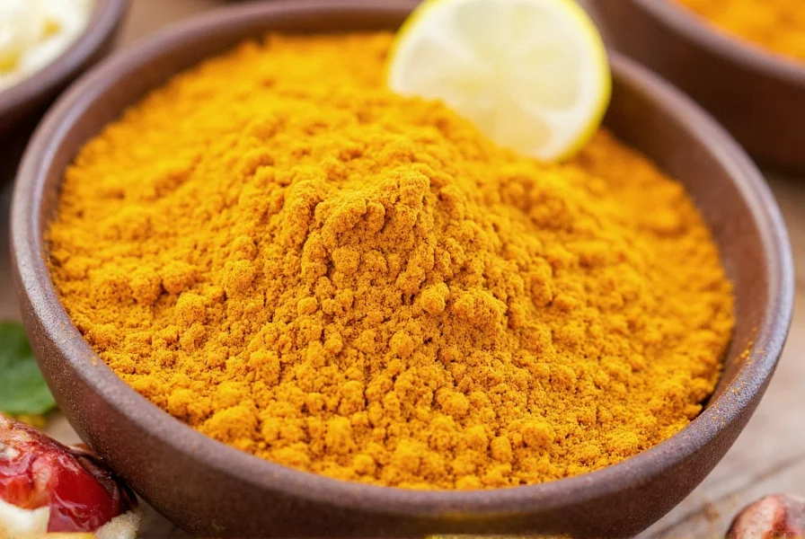 Homemade curry powder ingredients laid out