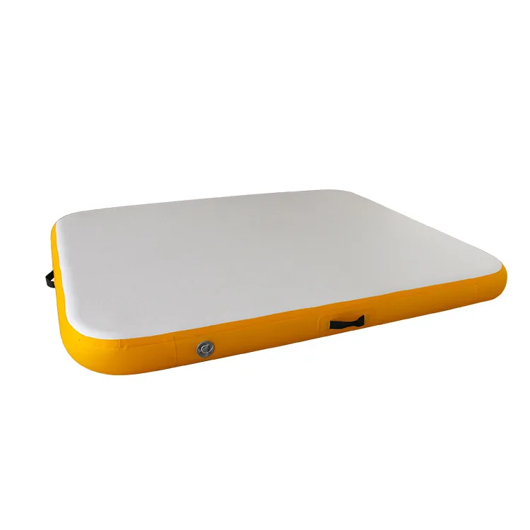 

Wholesale Customized Size finishing Drop Stitch Teak Eva Inflatable Water Floating Platform