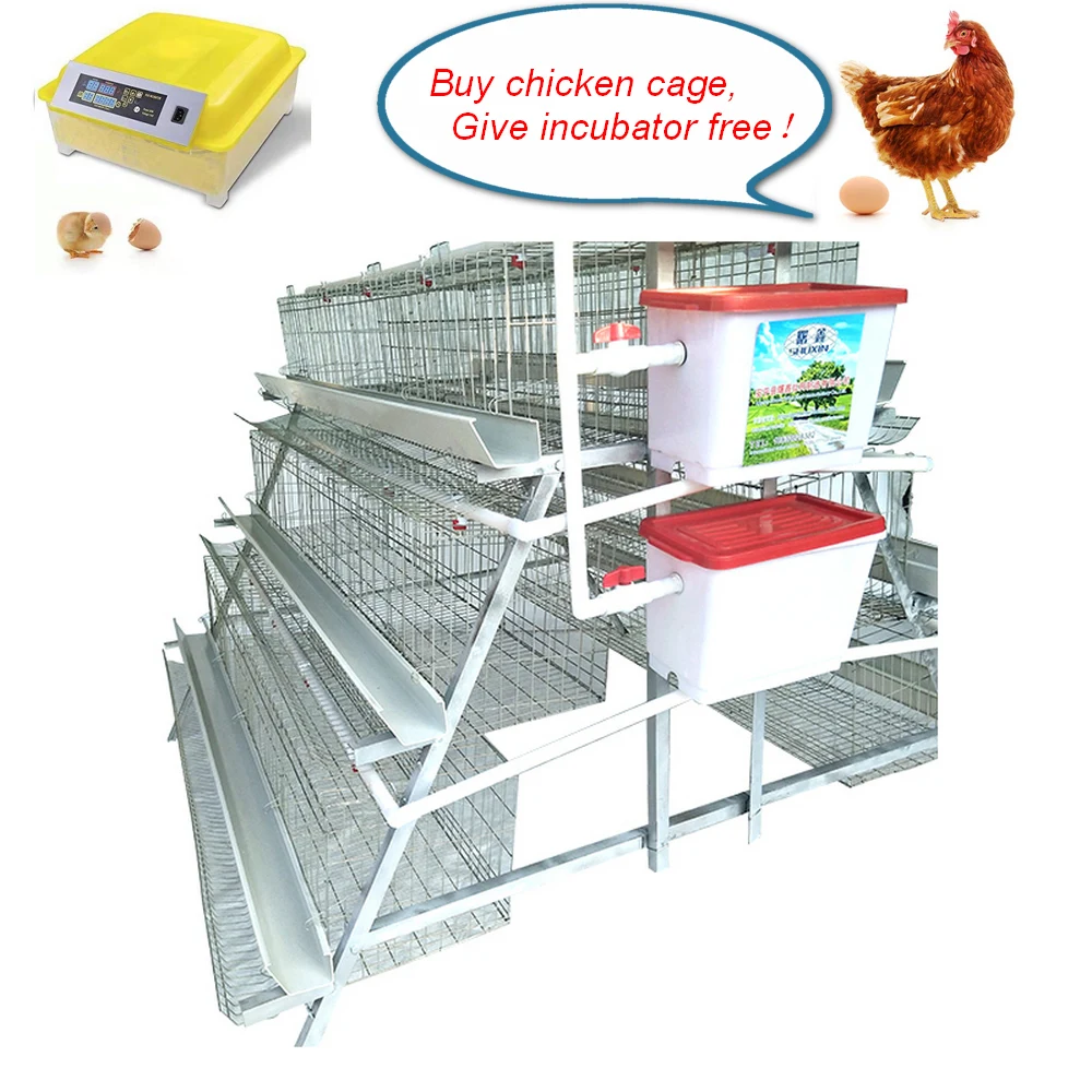 Download 3 Tiers 96 Bird Capacity Poultry Farming Egg Chicken Layer ...