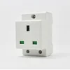 UK Type British Din Rail Mounted Modular Socket