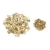 100pcs/Set Universal Strong Golden D Rings Decor Picture Frames Hanger Hooks Hanging Triangle With 100pcs Screws Helper