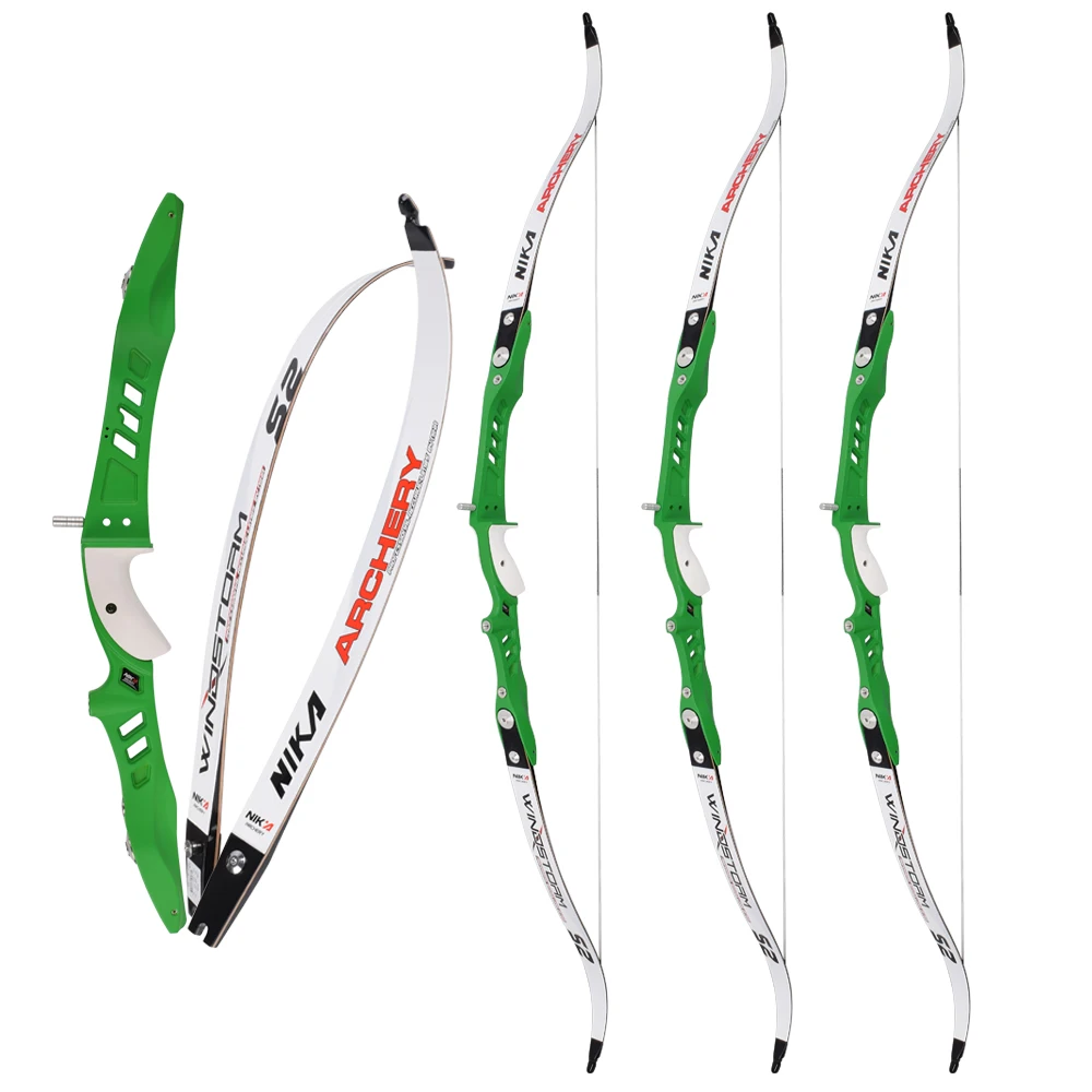 

Nika Series High Quality Archery Recurve Bow Hunting ILF Riser Limbs Bow Recurve