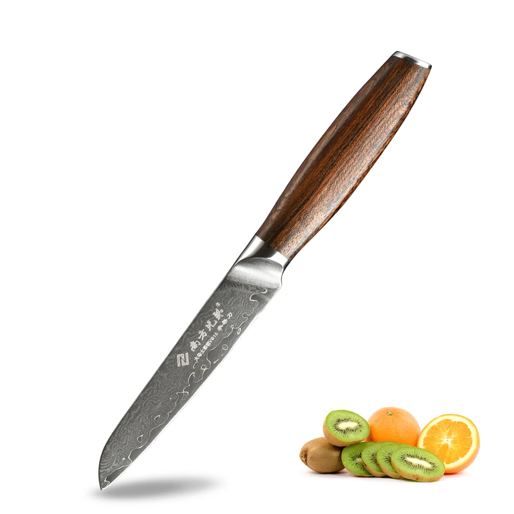 

Nanfang Ready to Ship 3.5 Inch Damascus okapi Paring Kitchen Knife