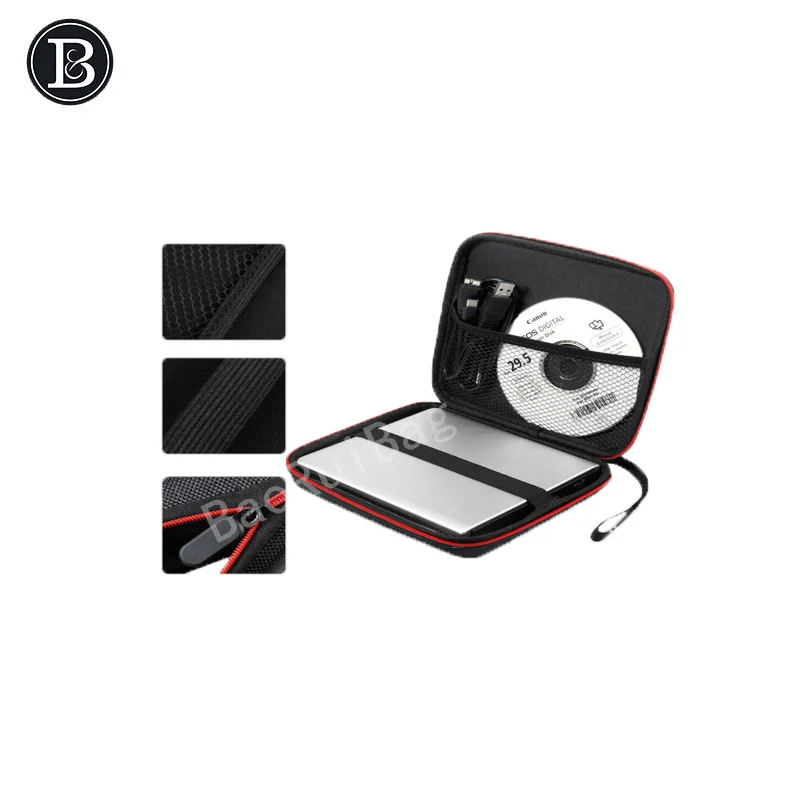 
Ultra-Slim Black Optical Drive / Portable External DVD CD USB Travel Hard EVA Carrying Case Bag 