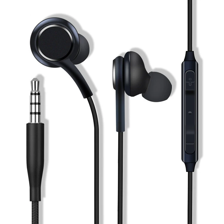 

Stereo headphone ear buds earphone headset wire control with microphone for S8plus Android s9