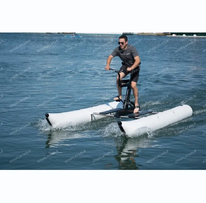 

Custom inflatable PVC pontoon tubes floating water bike pedal boat buoy, As your request