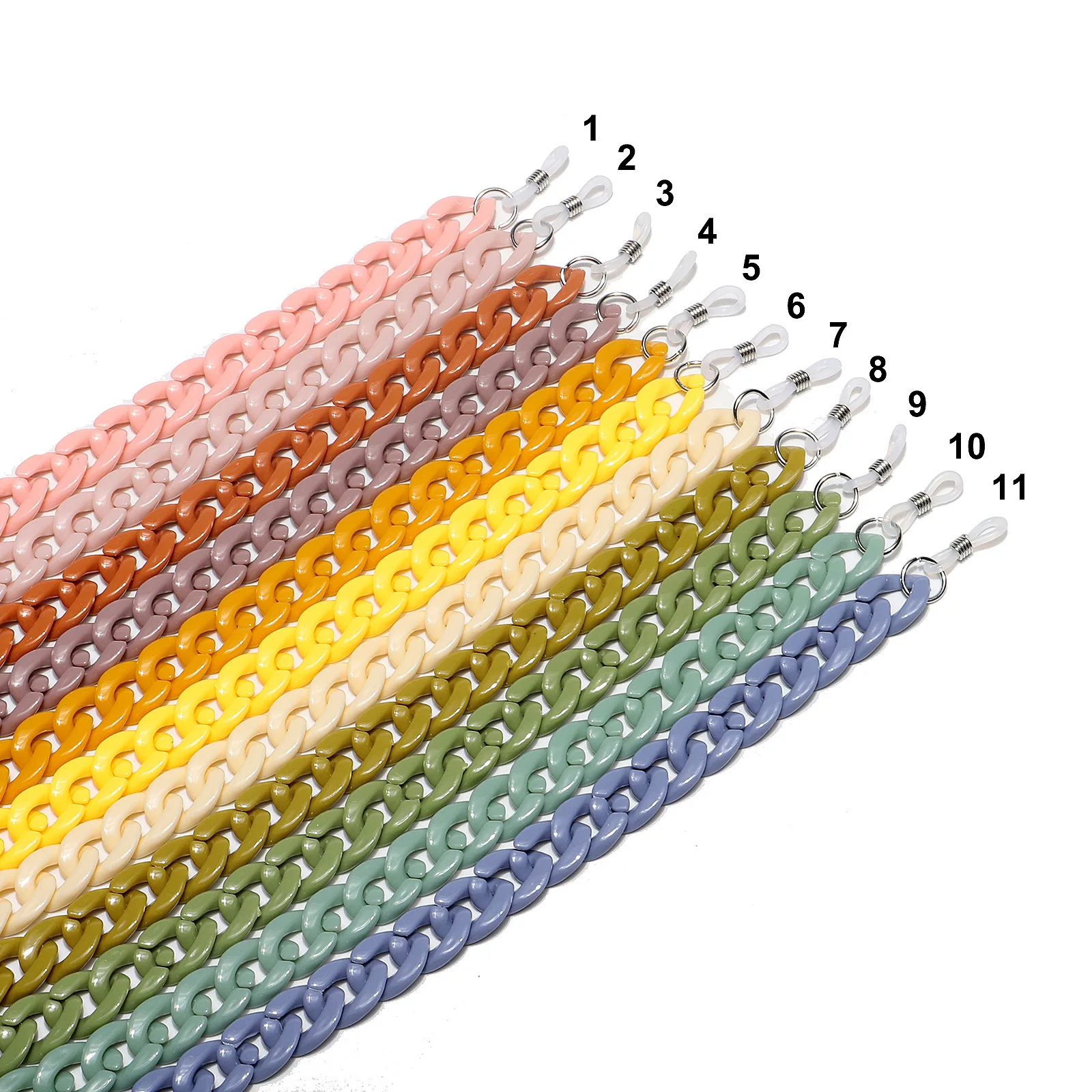 

Factory Hot sell Acrylic Glasses chain Sunglasses chain with Fashion design, As picture