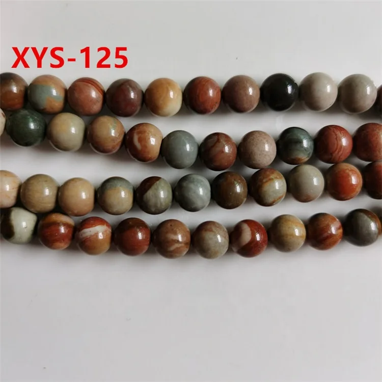 

6mm Jasper loose jewelry beads natural stone round beads, Colorful
