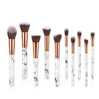 

10pcs Marble Makeup Brush set Pincel Maquiagem Marbling Cosmetics Brushes kit