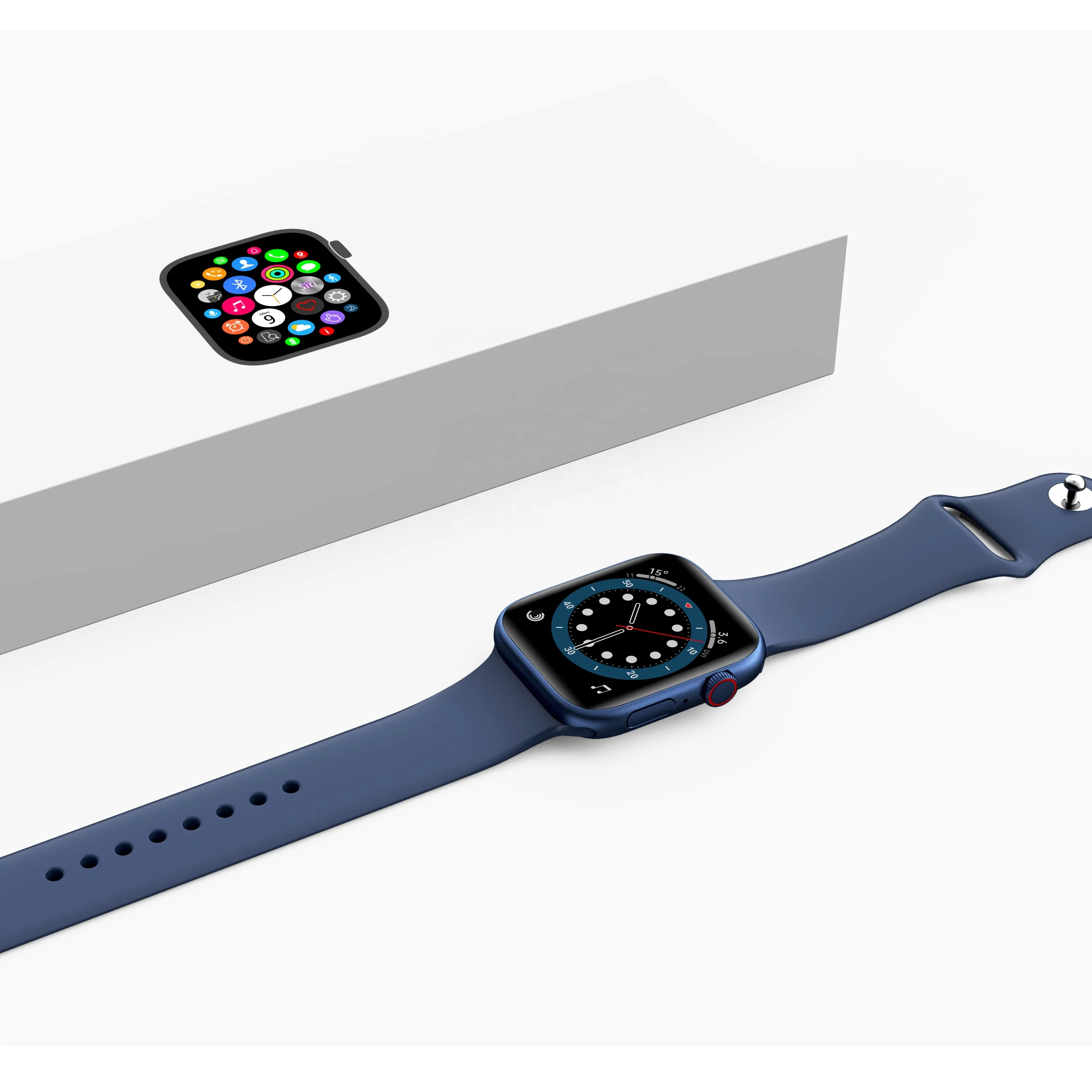 

2021 Series X6s Touchscreen BT Smartwatch IWO for Men Women Waterproof Smart Wrist with Pedometer Compatible iOS Android