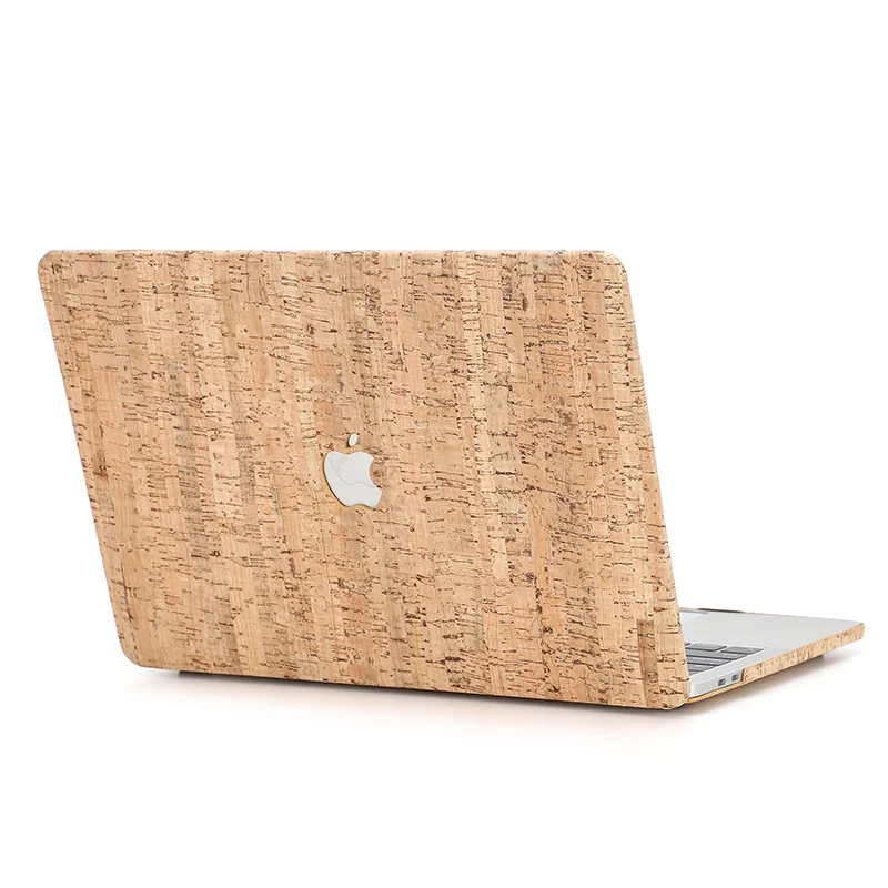 

Custom Wood Grain PU Leather Laptop Pro Hard Case Protector Apple Laptop Cover for Macbook Air 13.3 15.4 16 inch