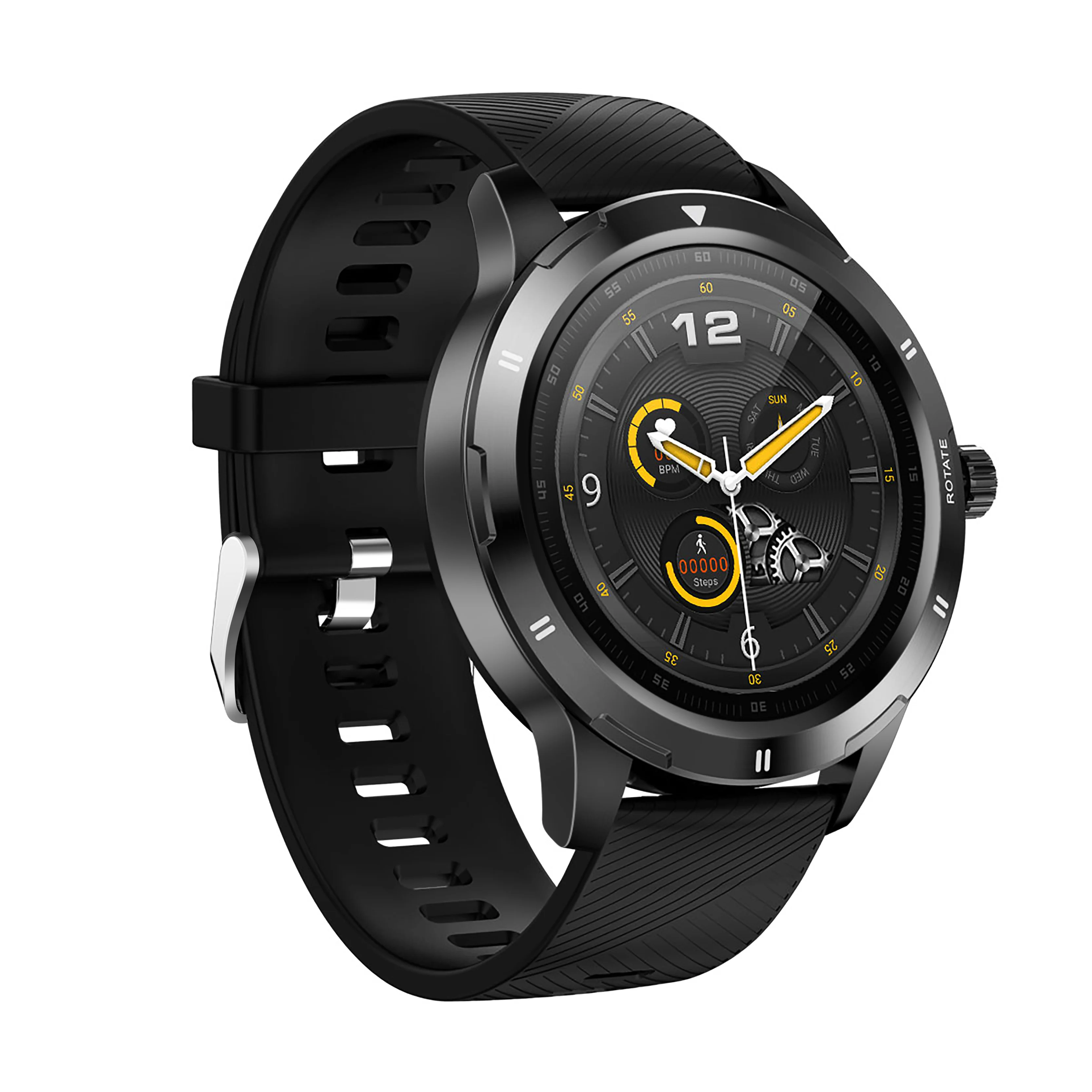 

Smart Watch Sport Men K15 Health Checker Smartwatch With Body Temperature Rotation Button Mens Smart Watch For Android Phones