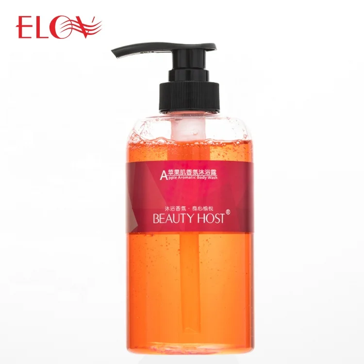 

Private Label Natural Organic 500ml Apple Aromatic Bath Soap Body Wash OEM Wholesale Liquid Skin Whitening Shower Gel