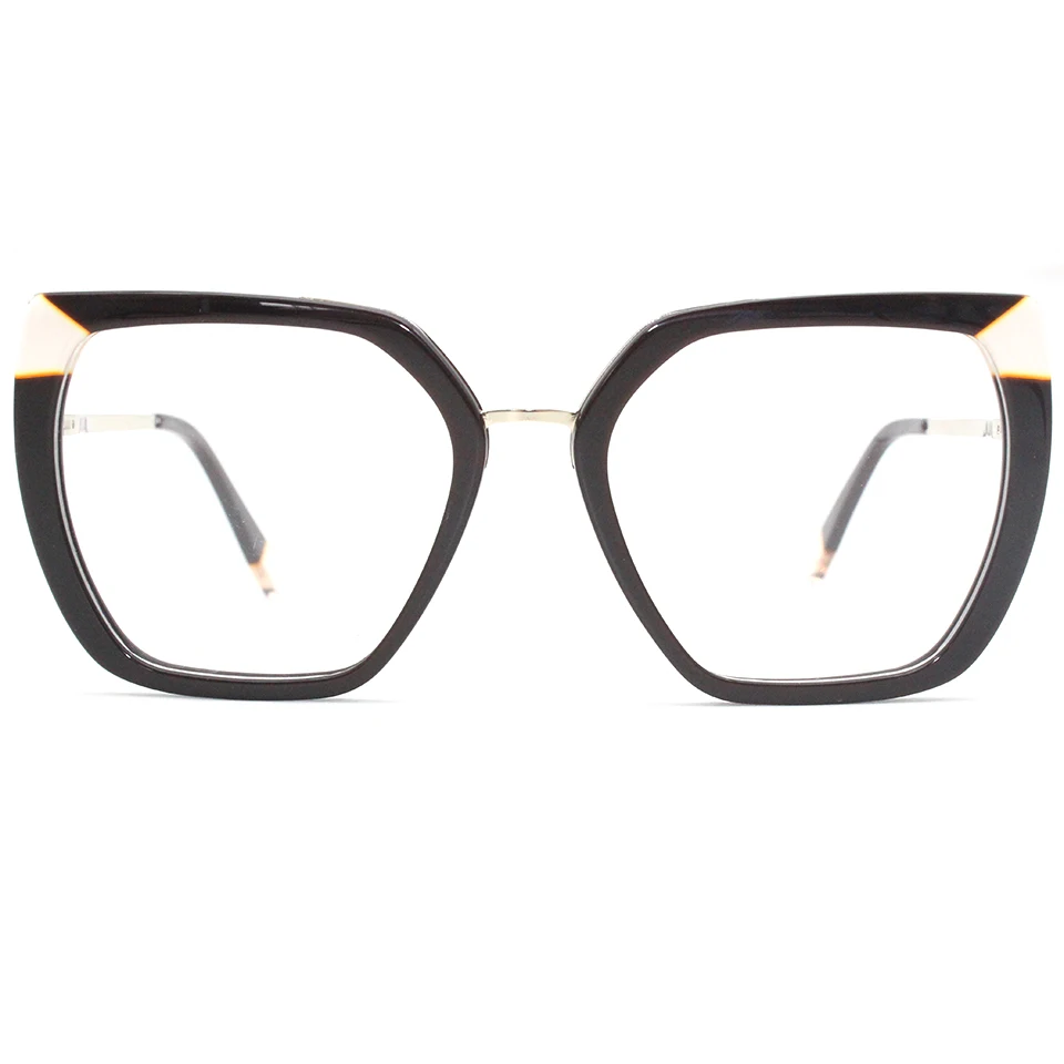 

7752 Oversize Ladies Glasses Frames of Acetate ready stock fashion hot sale acetate eyeglasses frames, 3 colors