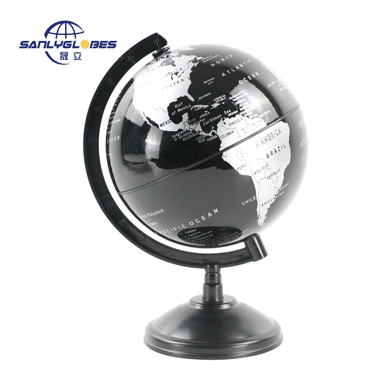 
OEM ODM world map globe 14cm Arched Plastic Ruler Globe science education earth globe  (62387297407)