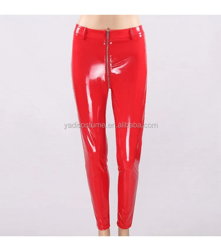 Faux Leather Pants Latex Rubber Pants 