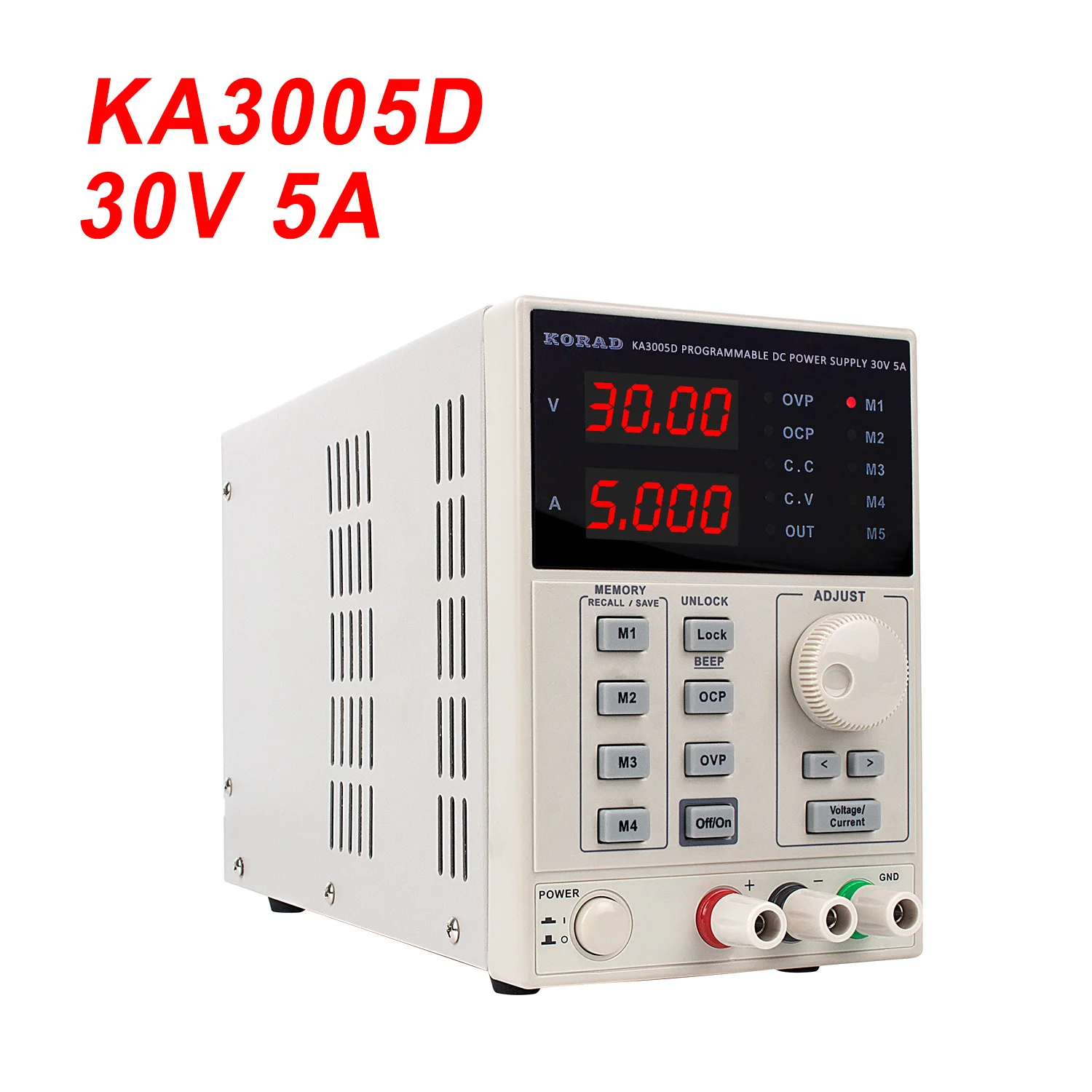 CE Lab Equipment 30V 5A DC Power Supply Precision Variable Adjustable KA3005D A