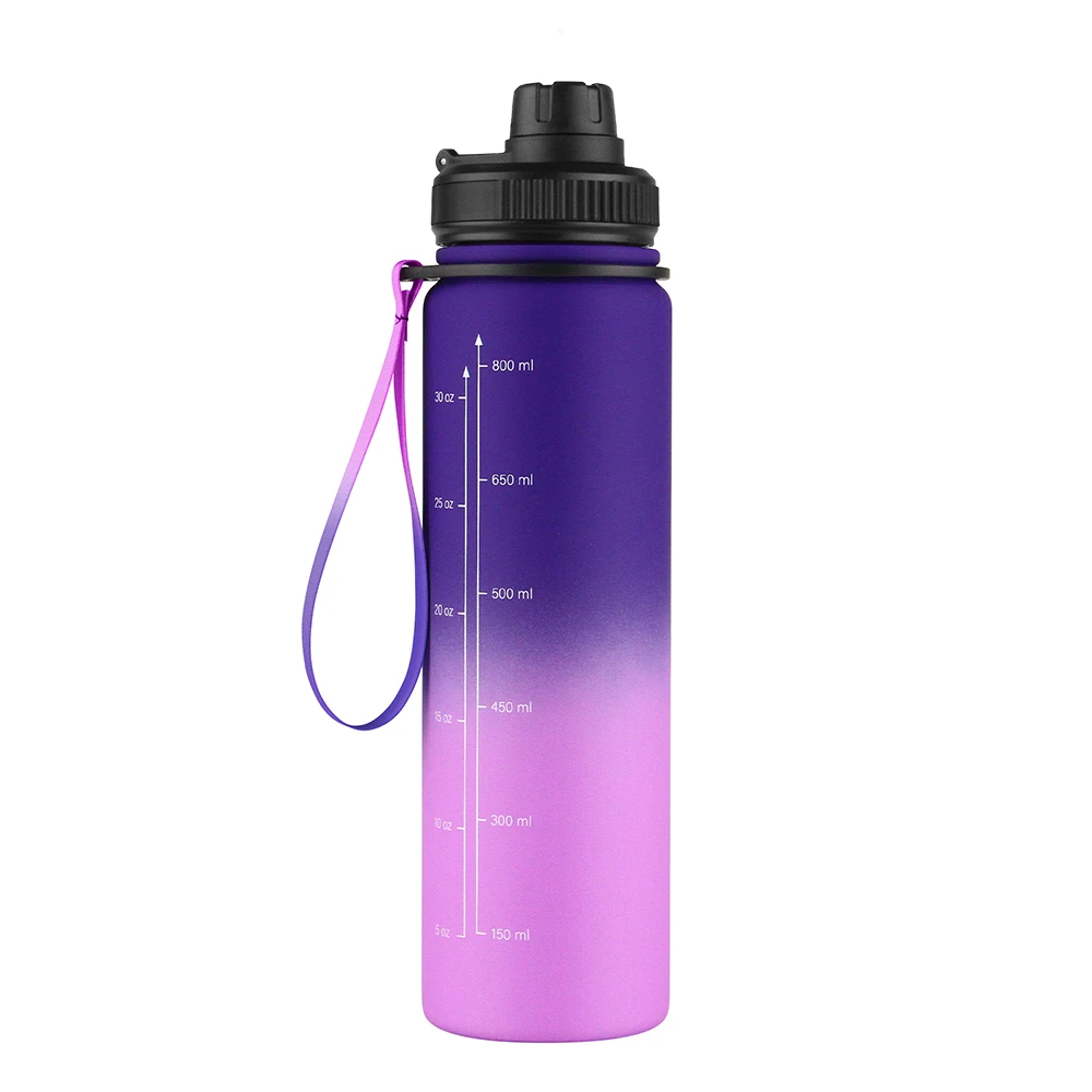 

Amazon Hot Sale Single Wall 18/8 Stainless Steel gym Hot & Cold Water Bottle Custom, Customized color