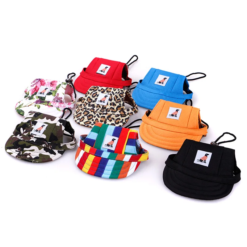 

Custom logo Pet Accessories Fashion Dog Baseball Hat Summer Outdoor Pet Dog Hat, Customized color