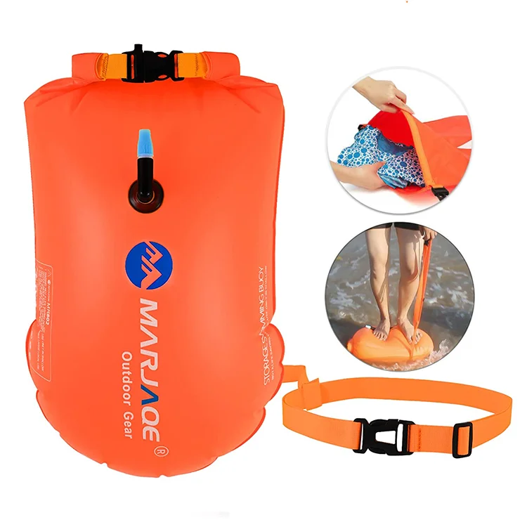 

Custom Logo 20L Buoyancy Buoy Bag Dry Float Waist Pack Diving Rafting Kayaking Swimming Inflatable Air Waterproof Backpack, Customized color