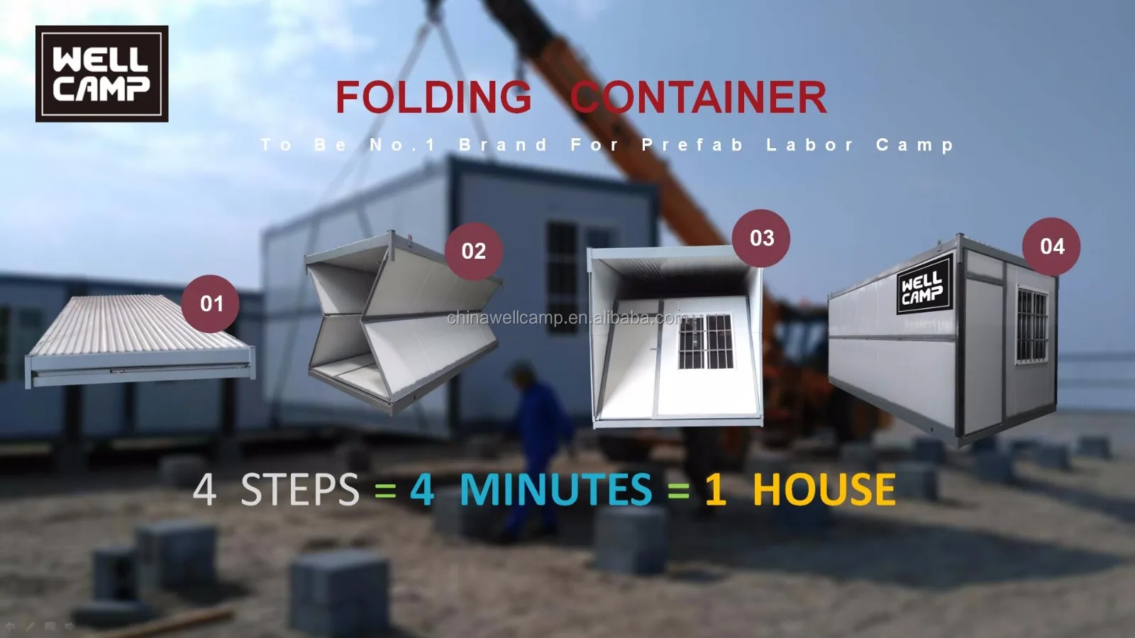 Wellcamp Portable Cabins And Prefab Labor Camp Folding Container