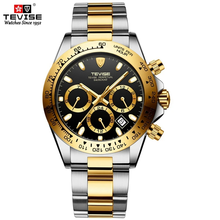 

TEVISE T822A Watches Men Automatic Mechanical Wrist Watch Luxury Brand Men Watches, 5 colors