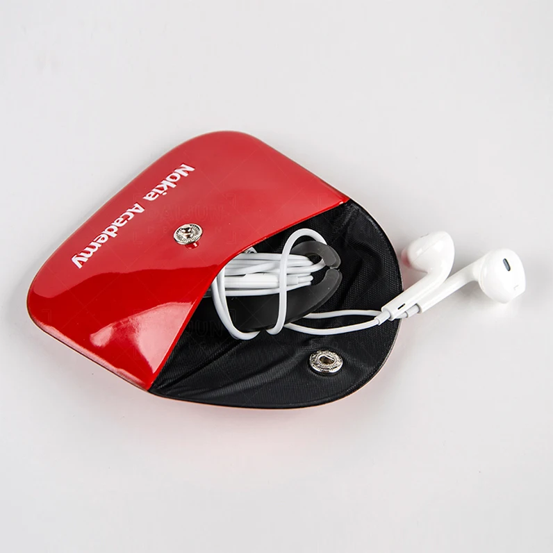 

Promotional Gifts PVC Mini portable earphone pouch earphone storage bag