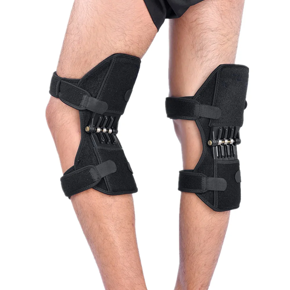 

Wholesale New Powerful Joint Spring Force Non-slip Leg Knee Booster for sports, Black