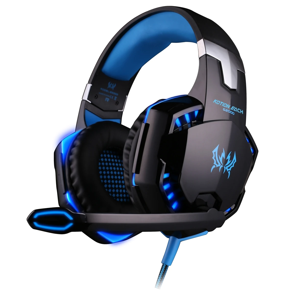 

SUNDI High Quality G2000 Gaming Headset With Mic LED Light Over Ear Wired Headphones Stereo Gaming Headphone Hot Sale