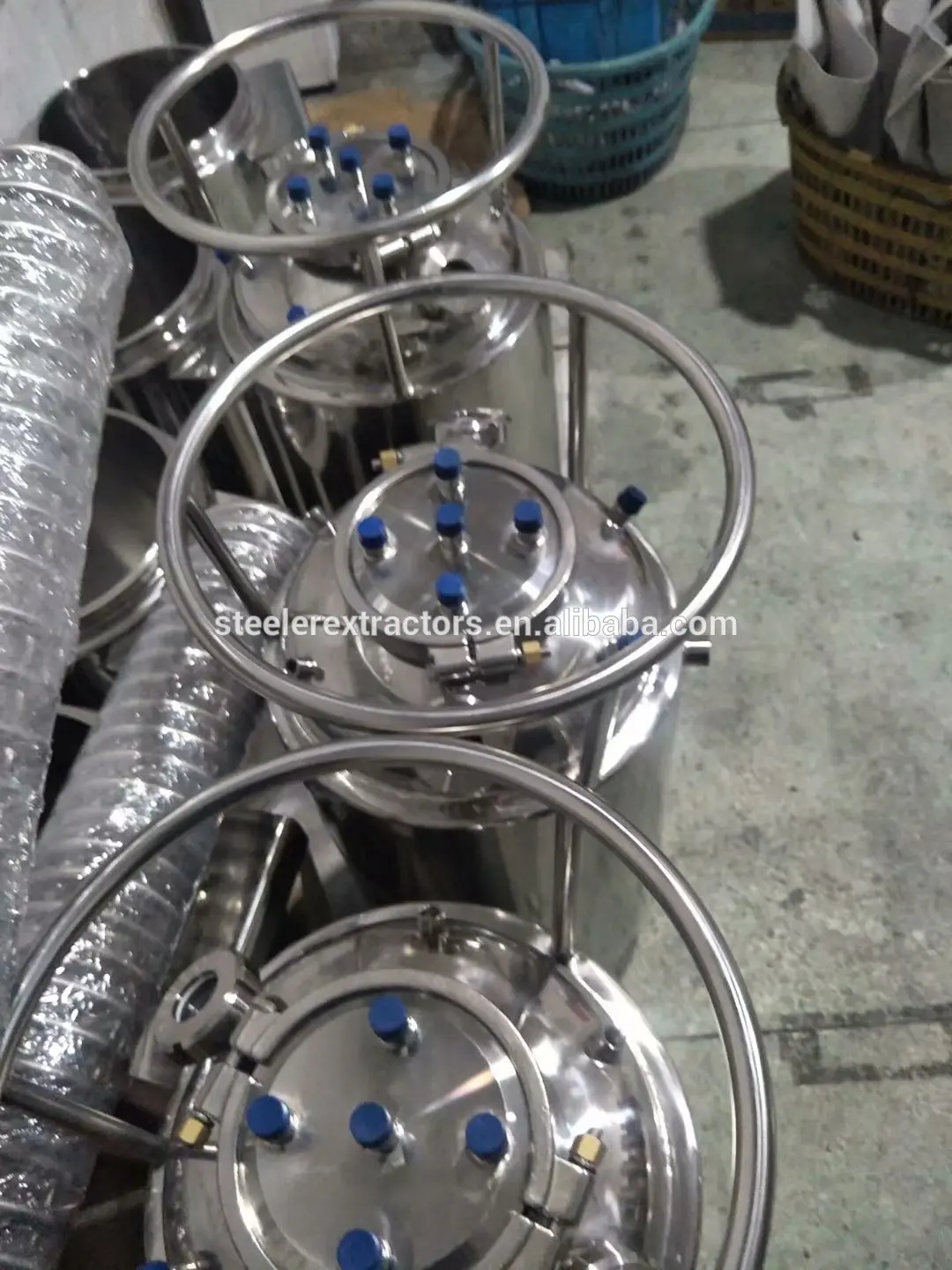 Ss304 Extractors Stainless Steel Tube Single Jacket With Cooling Plate