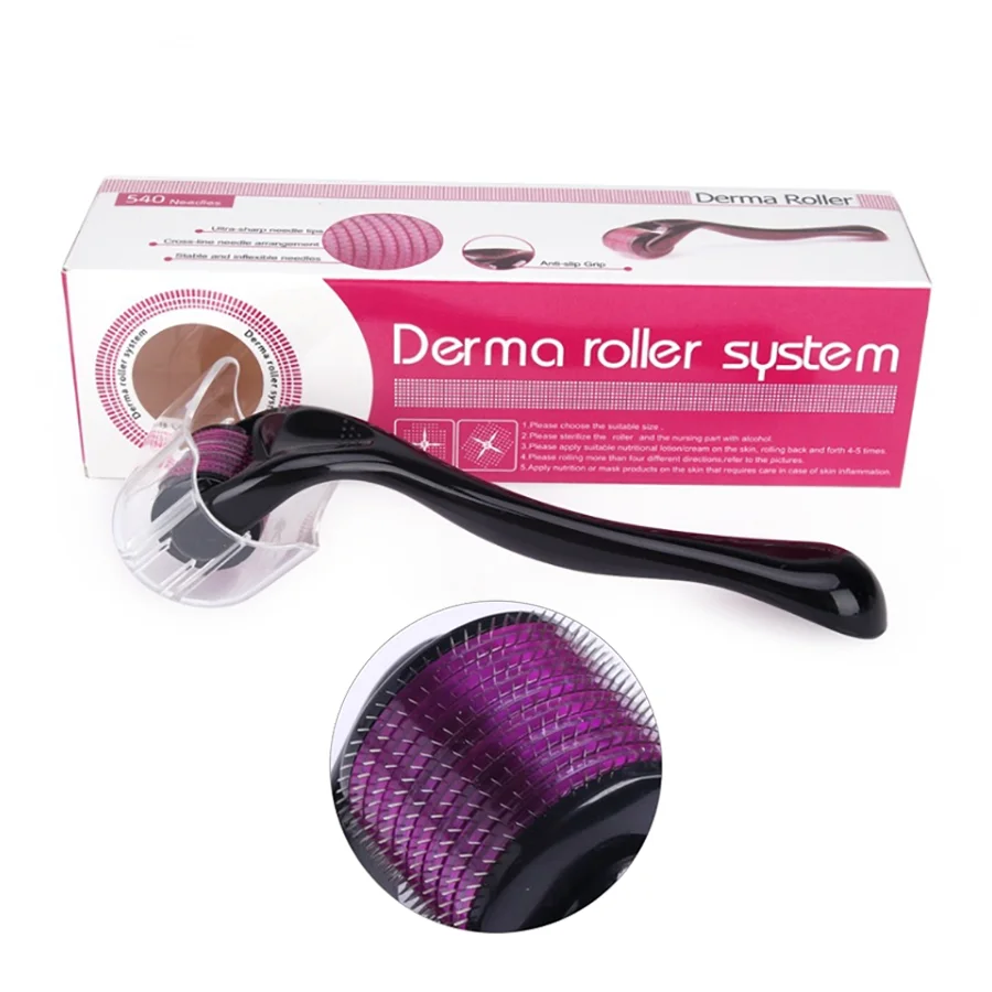 

For Sale With Serum Buy 0.5Mm Piece Micro Needle Microneedle Fine Rollers 540 Microneedling Titanium Dermaroller Derma Roller, White/black/gold/silver