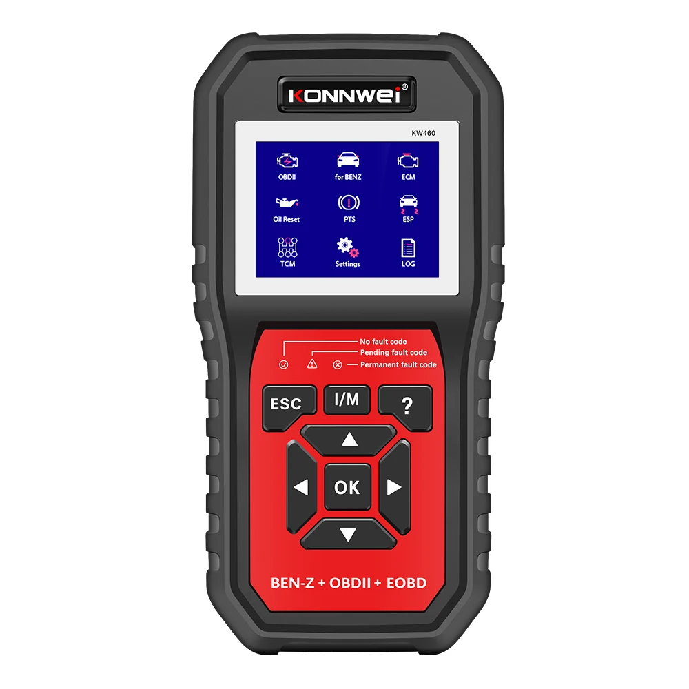

OBD2 Automotive Scanner KONNWEI KW460 Car diagnostic Tool Support for Benz Full System Scanner