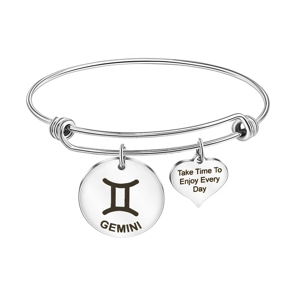 

Wholesale Jewelry Girls Lucky Bracelet  Fashion 12 Zodiac Bracelet