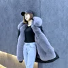 Chinese supplier special launches women's fox fur short coat white jacket