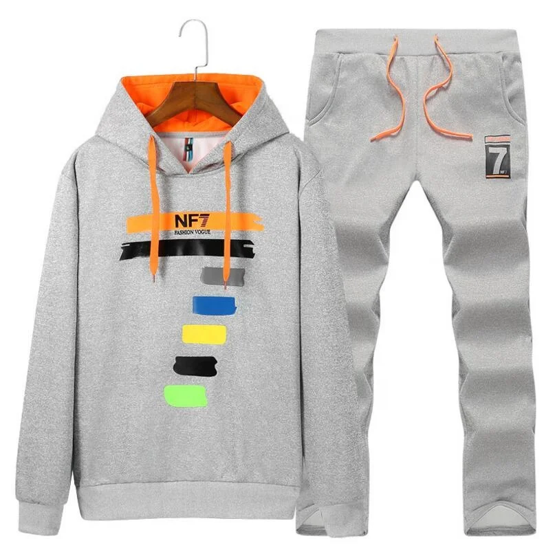 

Autumn Hooded Men Set Baseball Uniform
