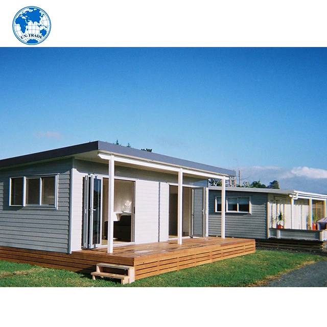 Long Span 2 Bedroom Tiny Prefab House Portable Prefab Houses For Sale