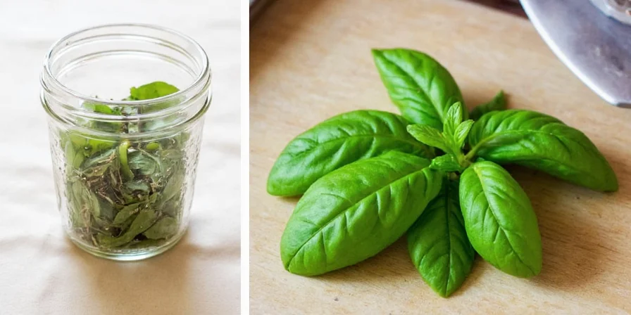 Enzyme-enhanced basil paste