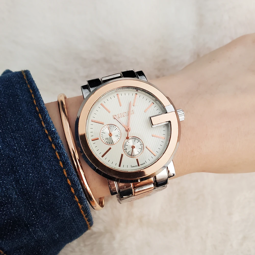 

Hot Sale Business Luxury Quartz Watch with Gift Box Free Shipping, 3 colors