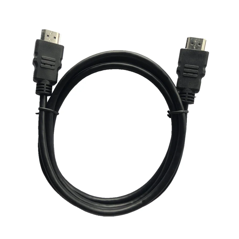 

Cheap Custom 1M Black High Speed 3D 4K Braided Male to Male HDMI V1.4 Cable Connect Computer TV Box for Home